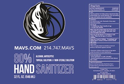 Mavs Com Hand Sanitizer - Mavs 32oz Gel